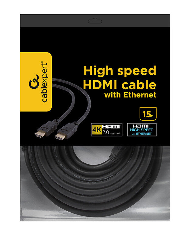Gembird HDMI v.1.4 15m HDMI-kabel HDMI Type A (Standard) Sort