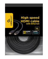 Gembird HDMI v.1.4 15m HDMI-kabel HDMI Type A (Standard) Sort
