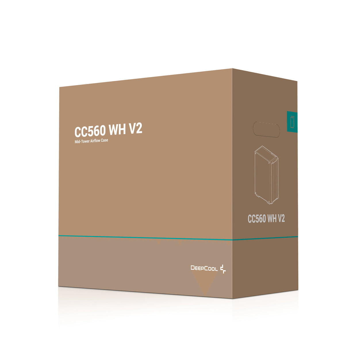DeepCool CC560 WH V2 Midi Tower Hvid