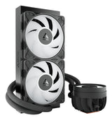 ARCTIC Liquid Freezer III Pro 240 A-RGB Processor Alt-i-en væskekøler 12 cm Sort, Hvid 1 stk