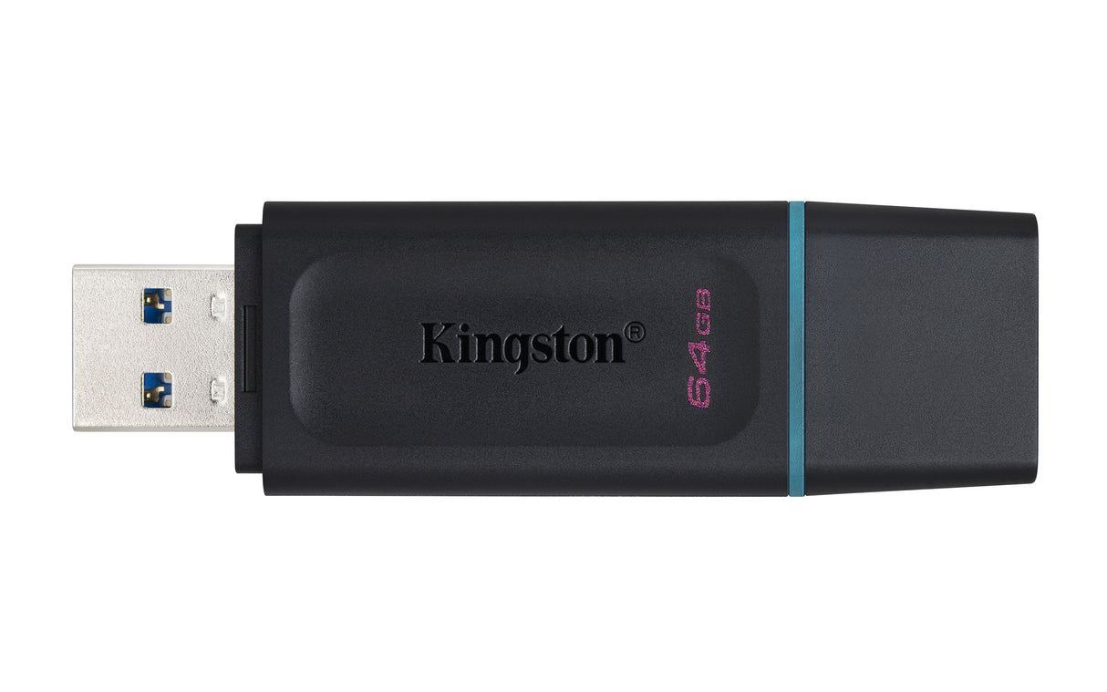 Kingston Technology DataTraveler ® Exodia USB 3.2 Flash-drev (sort + turkis) - 2 stk