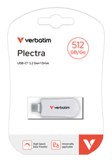 Verbatim 30231 USB-nøgle 512 GB USB Type-C 3.2 Gen 1 (3.1 Gen 1) Hvid