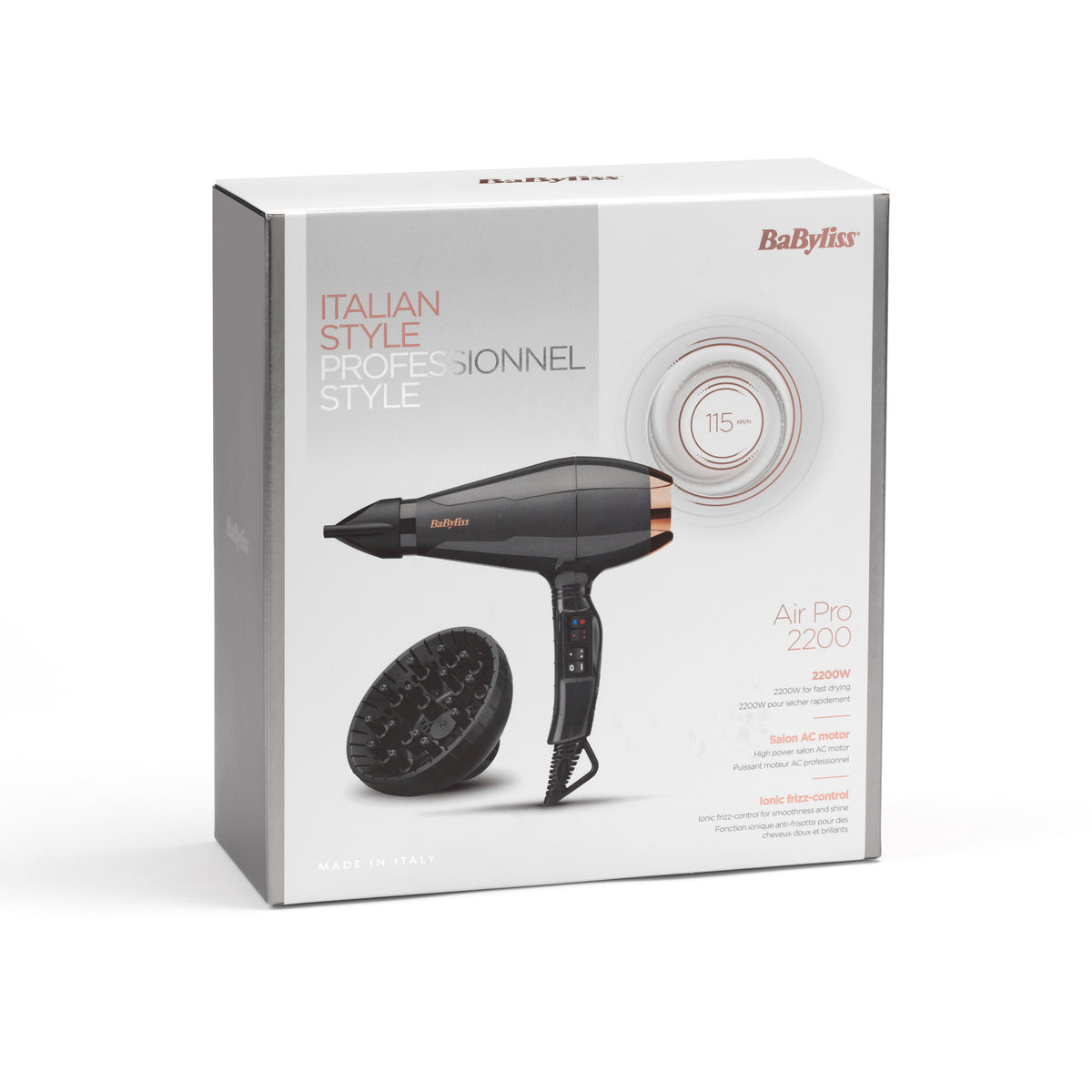 BaByliss 6719DE Hårtørrer Sort