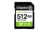 Kingston Technology Canvas Select Plus Gen3 SD 512GB 150 MB/s
