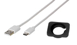 Vivanco 2 in 1 Wireless Fast Charger Smartphone, SmartWatch Hvid USB Hurtig opladning Indendørs