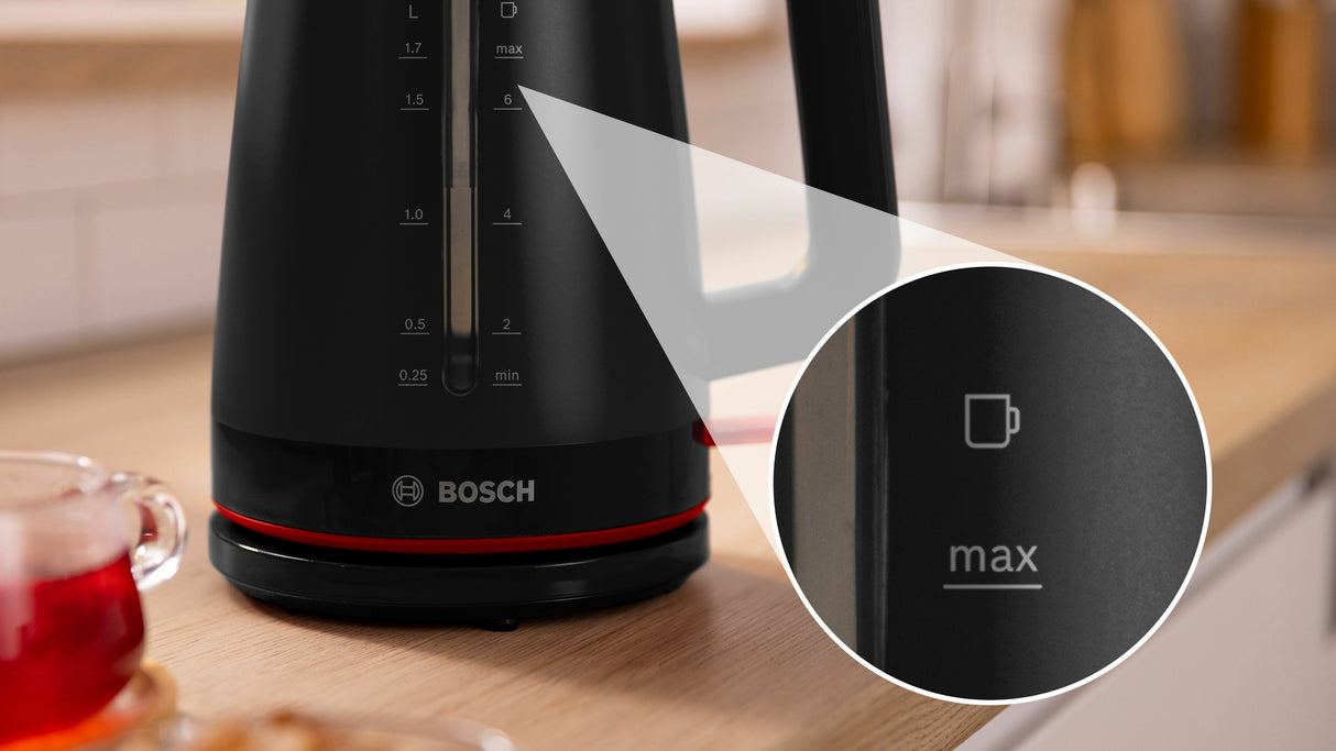 Bosch TWK3M123 elkedel 1,7 L 2400 W Sort