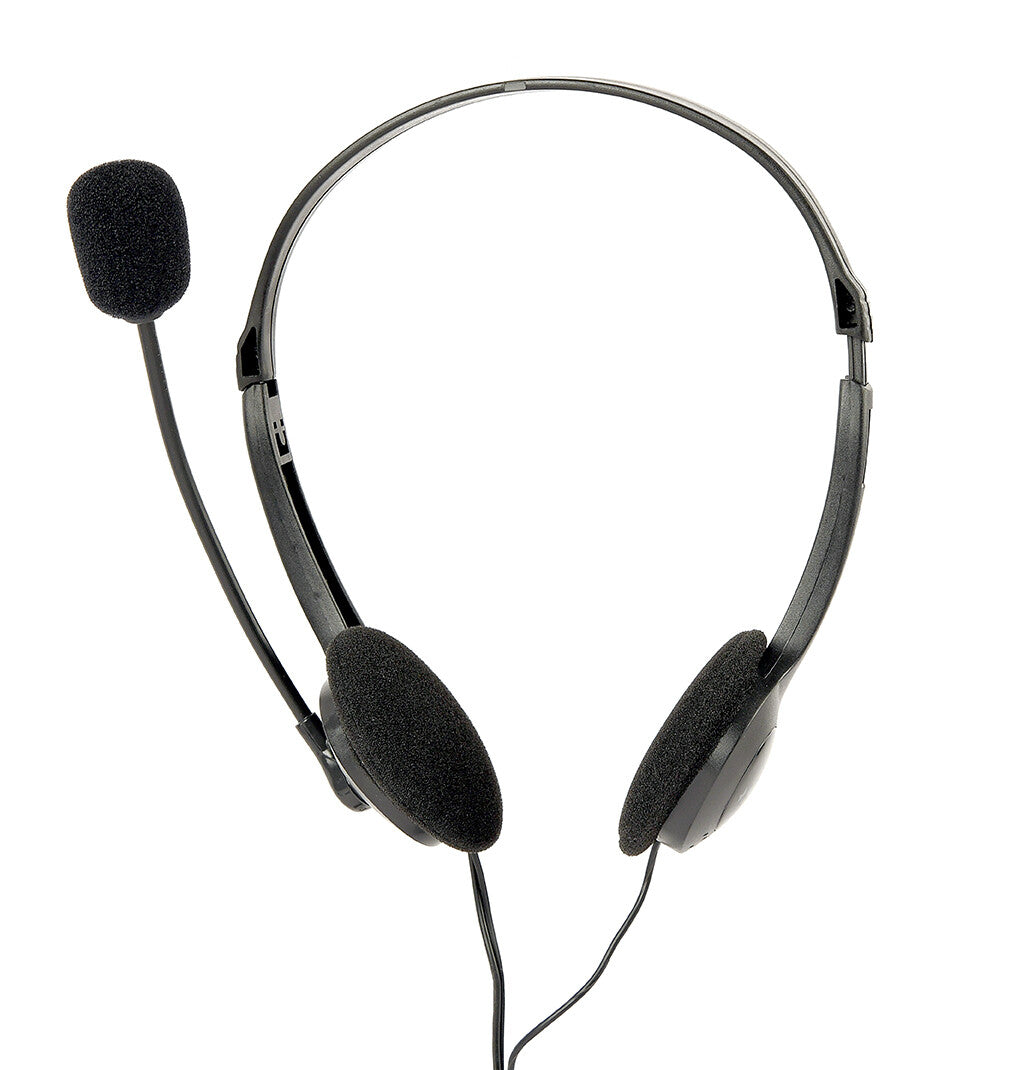 Gembird MHS-123 hovedtelefoner/headset Ledningsført Opkald/musik Sort