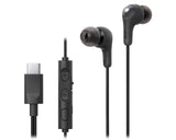 JVC HA-FR9UC Headset Ledningsført I ørerne Opkald/musik USB Type-C Sort