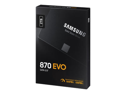 Samsung 870 EVO SSD MZ-77E2T0B 2TB 2.5" SATA-600