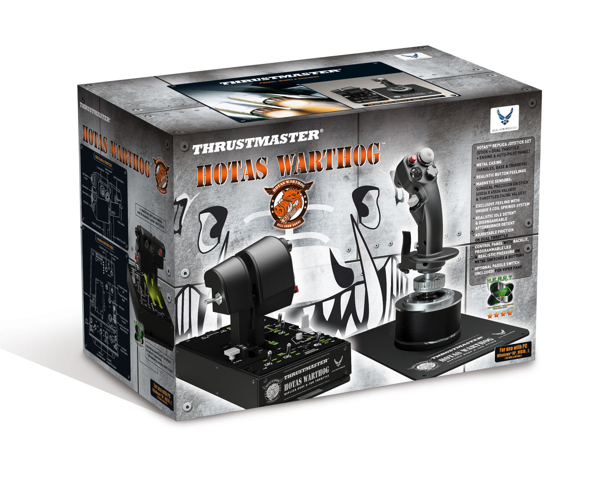 Thrustmaster Hotas Warthog PC flight stick 377001 bundle