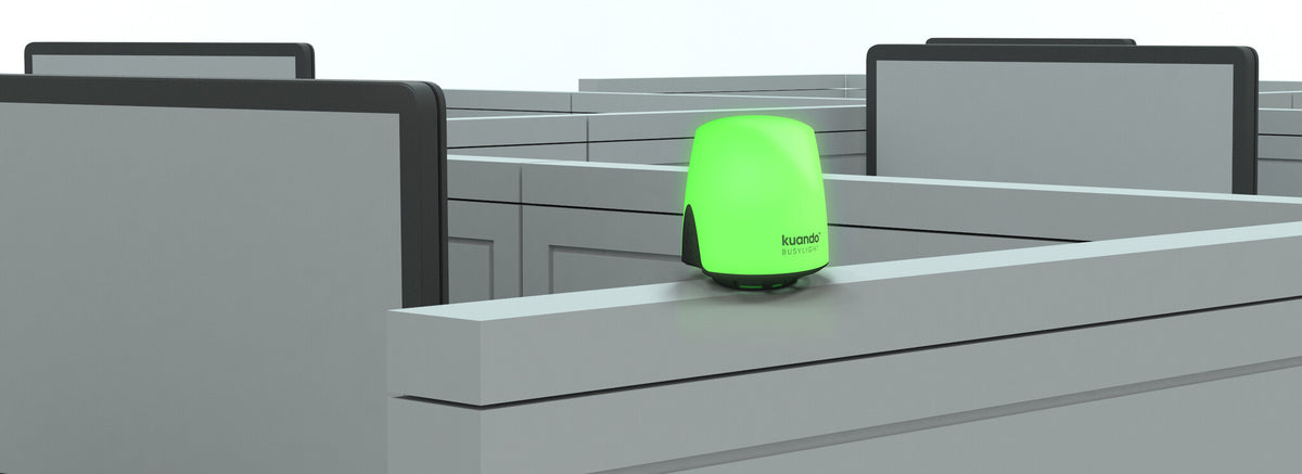 Kuando Busylight UC Omega - Presence, Ringer & Notification 'optaget' lys indikator til hovedtelefon Headset
