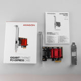 Axagon PCEE-GIX netværkskort Intern Ethernet 1000 Mbit/s