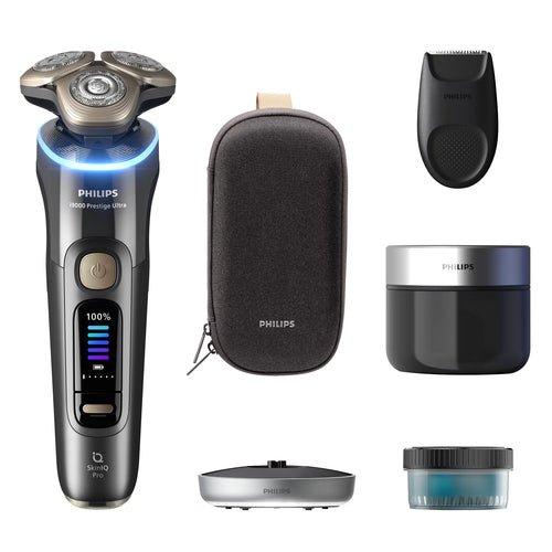 Philips i9000 Prestige Ultra XP9402/31 Elektrisk shaver våd og tør barbering med SkinIQ Pro