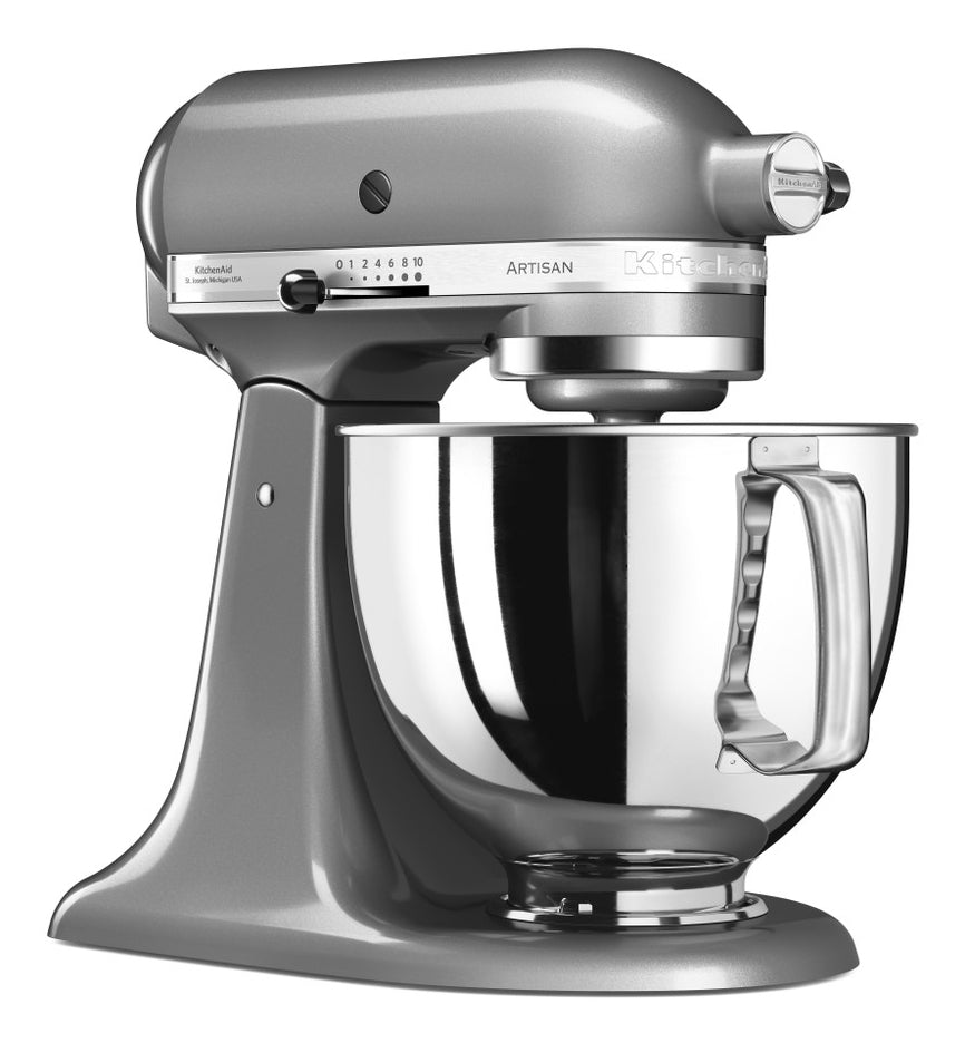 KitchenAid Artisan 5KSM125ECU Køkkenmaskine 4.8liter Sølvgrå