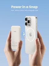 Ugreen 25207 powerbank 5000 mAh Trådløs opladning Sort