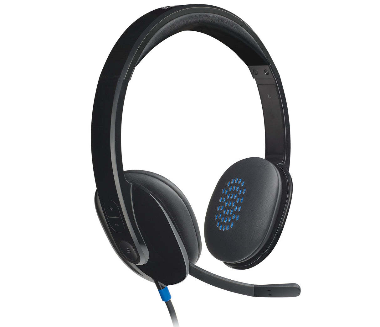 Logitech 981-000480 hovedtelefoner/headset Ledningsført Kontor/Callcenter USB Type-A Sort