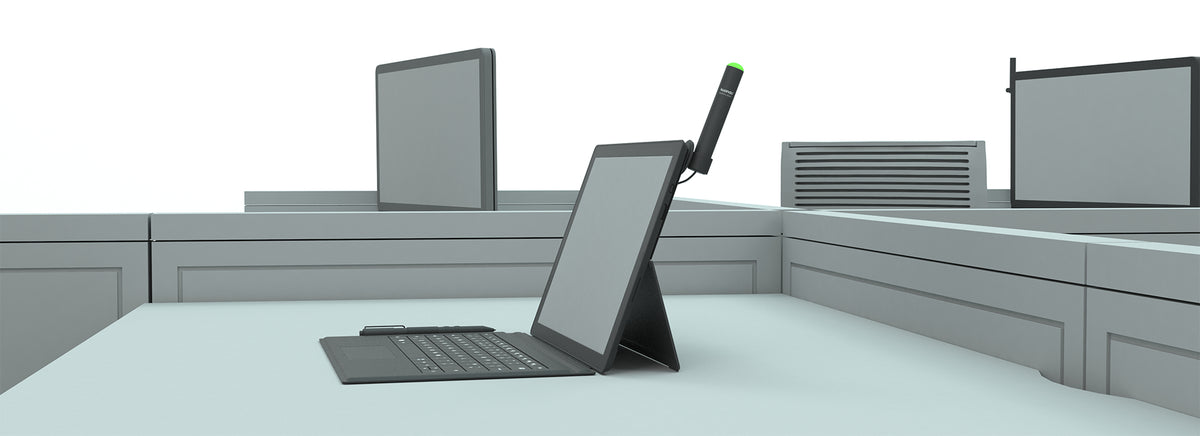 Kuando Busylight UC Alpha - Presence, Ringer & Notification 'optaget' lys indikator til hovedtelefon Headset