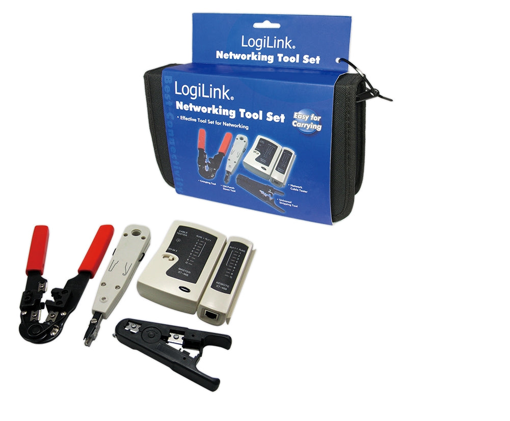 LogiLink Networking Tool Set Bag Værktøj/tester kit til netværk
