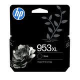 HP Original 953XL-blækpatron med høj kapacitet, sort