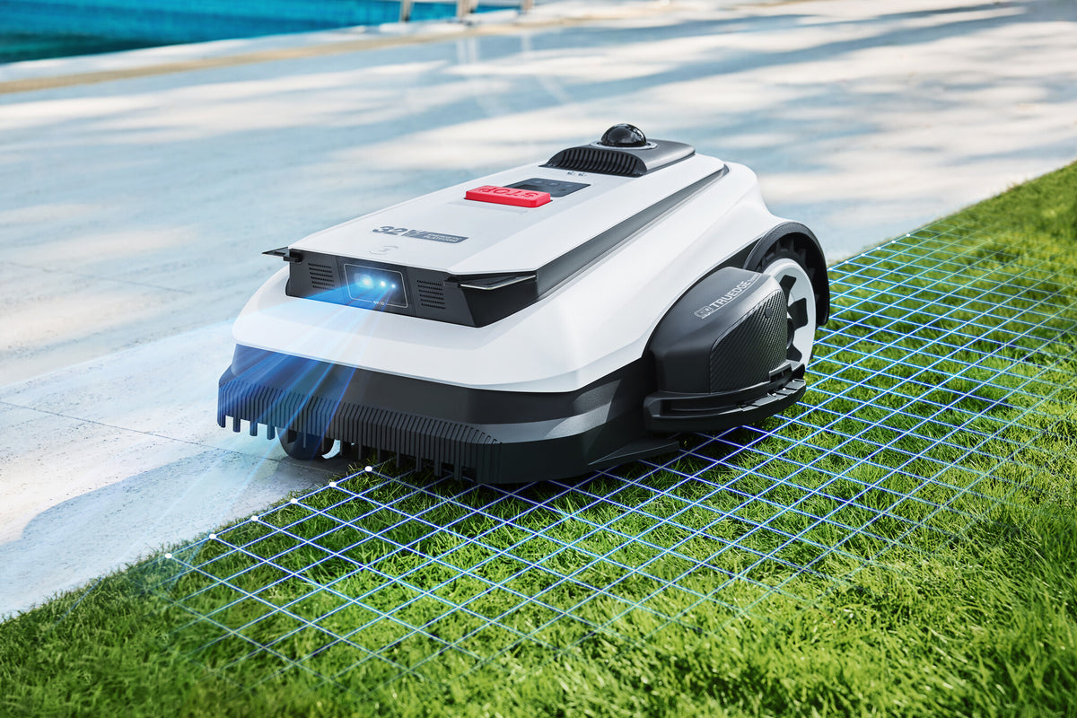 Ecovacs GOAT A1600 LiDAR PRO EU Robot plæneklipper Batteri Sort, Hvid