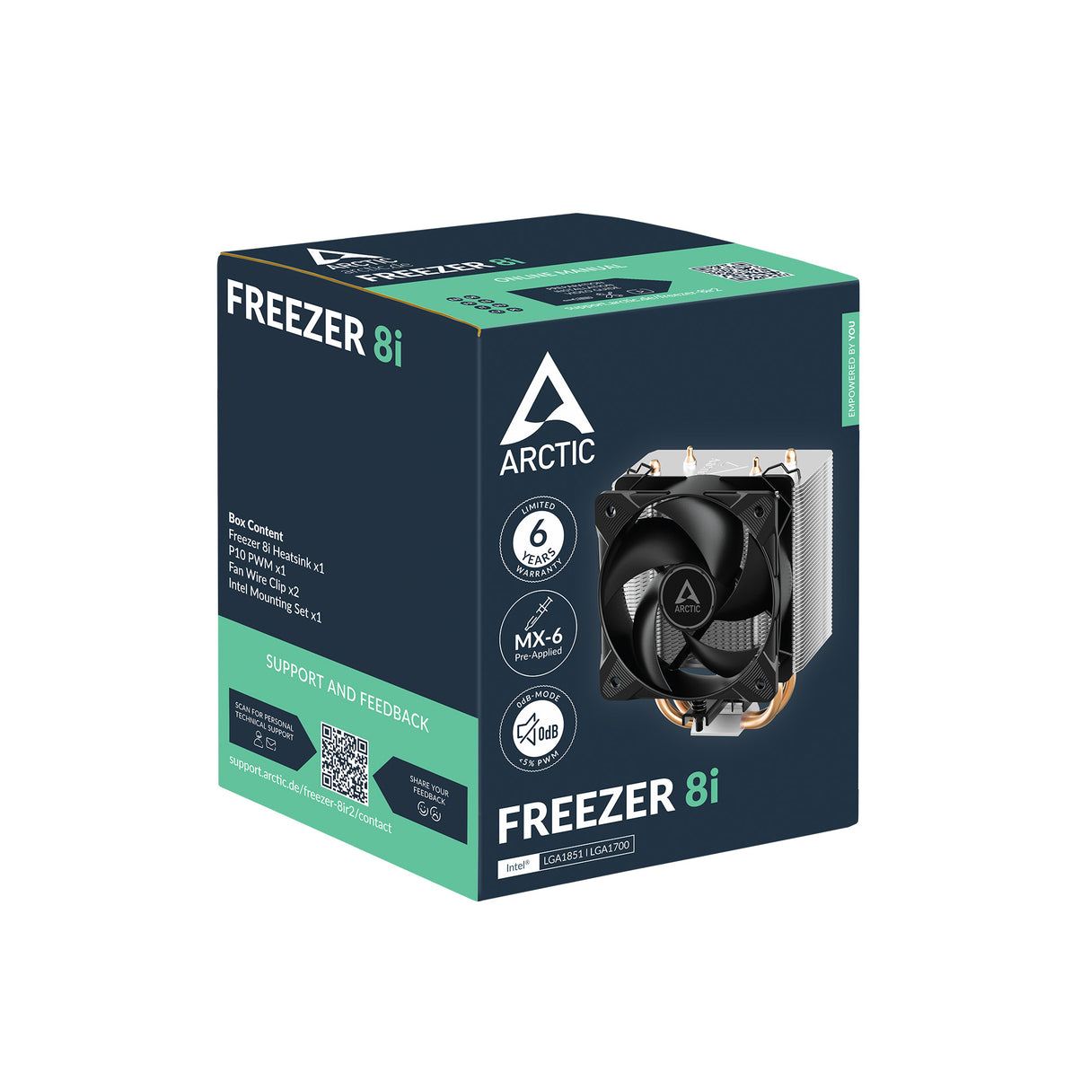 Arctic Freezer 8i Processor-køler Intel 100 mm