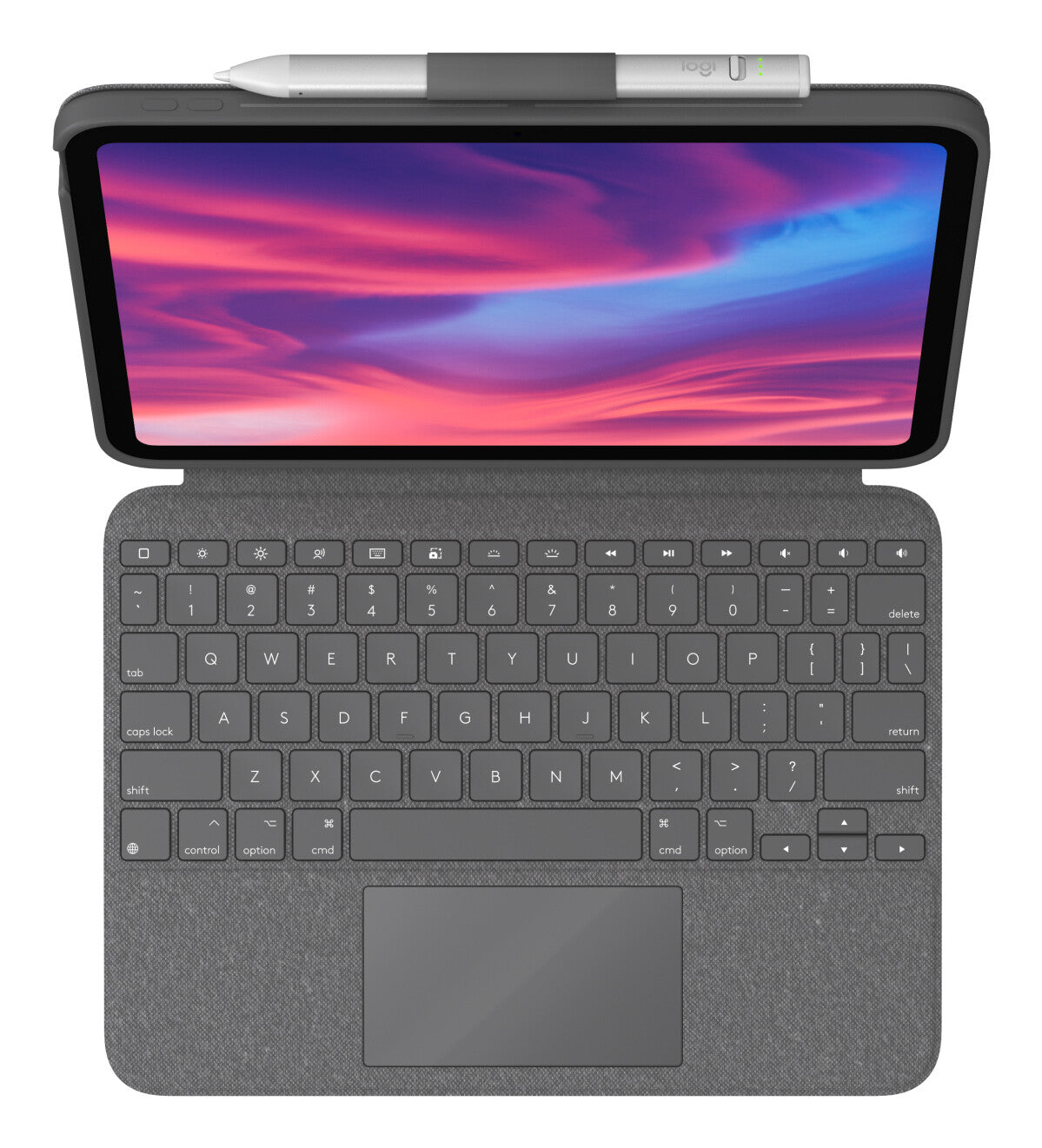 Logitech 920-011440 tastatur til mobil enhed QWERTY Nordisk Smart Connector Grå