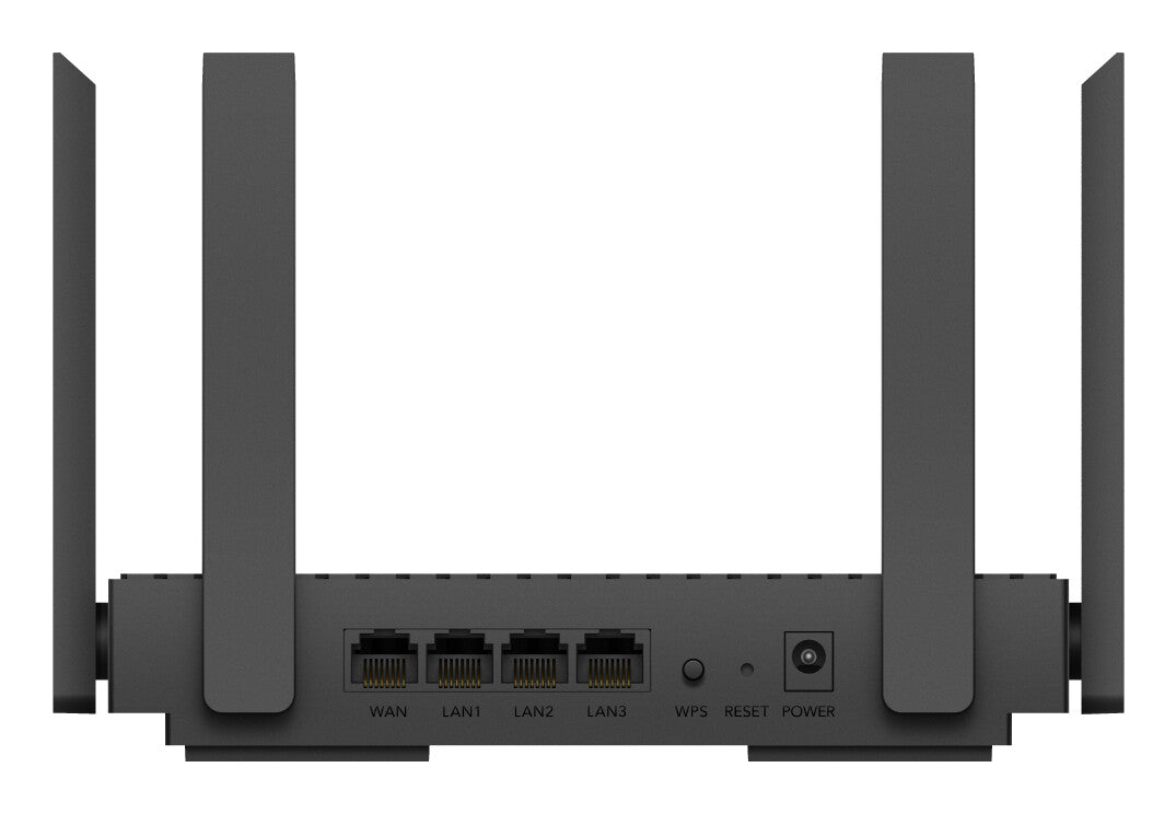 Cudy WR3000 trådløs router Gigabit Ethernet Dual-band (2,4 GHz / 5 GHz) Sort