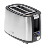 Adler AD 3214 brødrister 7 2 skive(r) 900 W Sølv