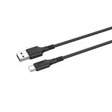 Gear Lader 12-24V 2xUSB 3.4A USB-C 2.0 Kabel 1m Sort