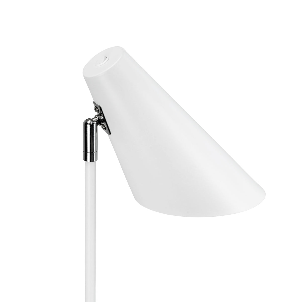 Dyberg Larsen Cale mat hvid bordlampe