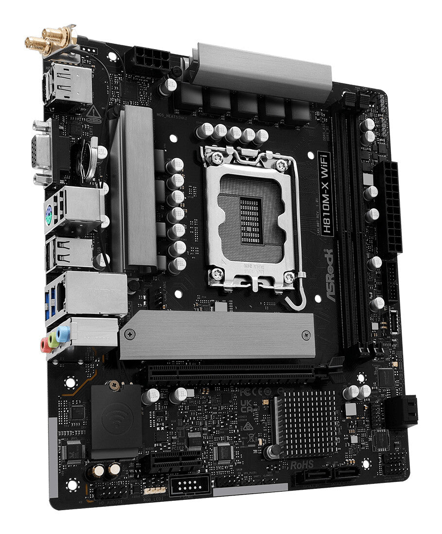 ASRock H810M-X WiFi Micro-ATX LGA1851