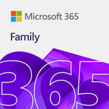 Microsoft 365 Family Licensabonnemet 1 år Op til 5 enheder Op til 6 brugere Windows MacOS