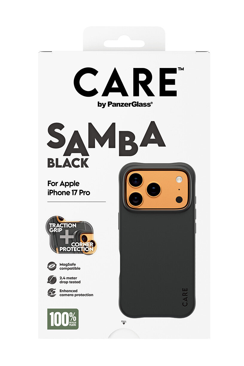 PanzerGlass CARE™ by ® Samba Case Sort m. MagSafe iPhone 17 Pro
