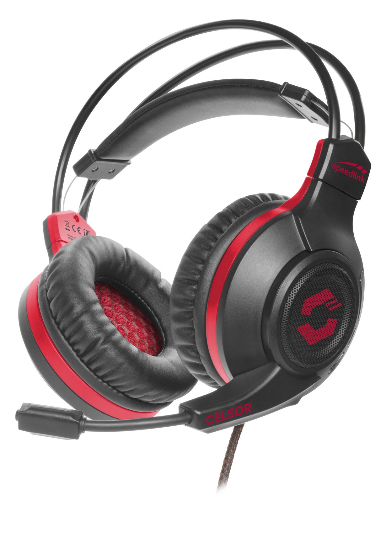 SPEEDLINK CELSOR Headset Ledningsført Spil Sort