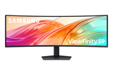 Samsung S95UC computerskærm 124,5 cm (49") 5120 x 1440 pixel Dual QHD LCD Sort