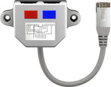 Goobay 68908 kabel kønsskifter RJ-45 2 x RJ-45 Sølv