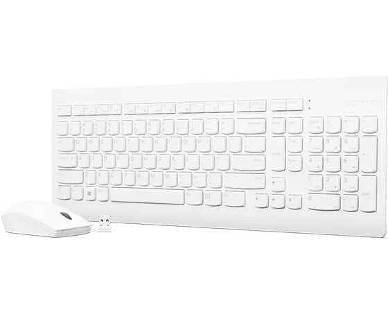 Lenovo GX30W75336 tastatur Mus inkluderet Universel USB + Bluetooth QWERTY Hvid
