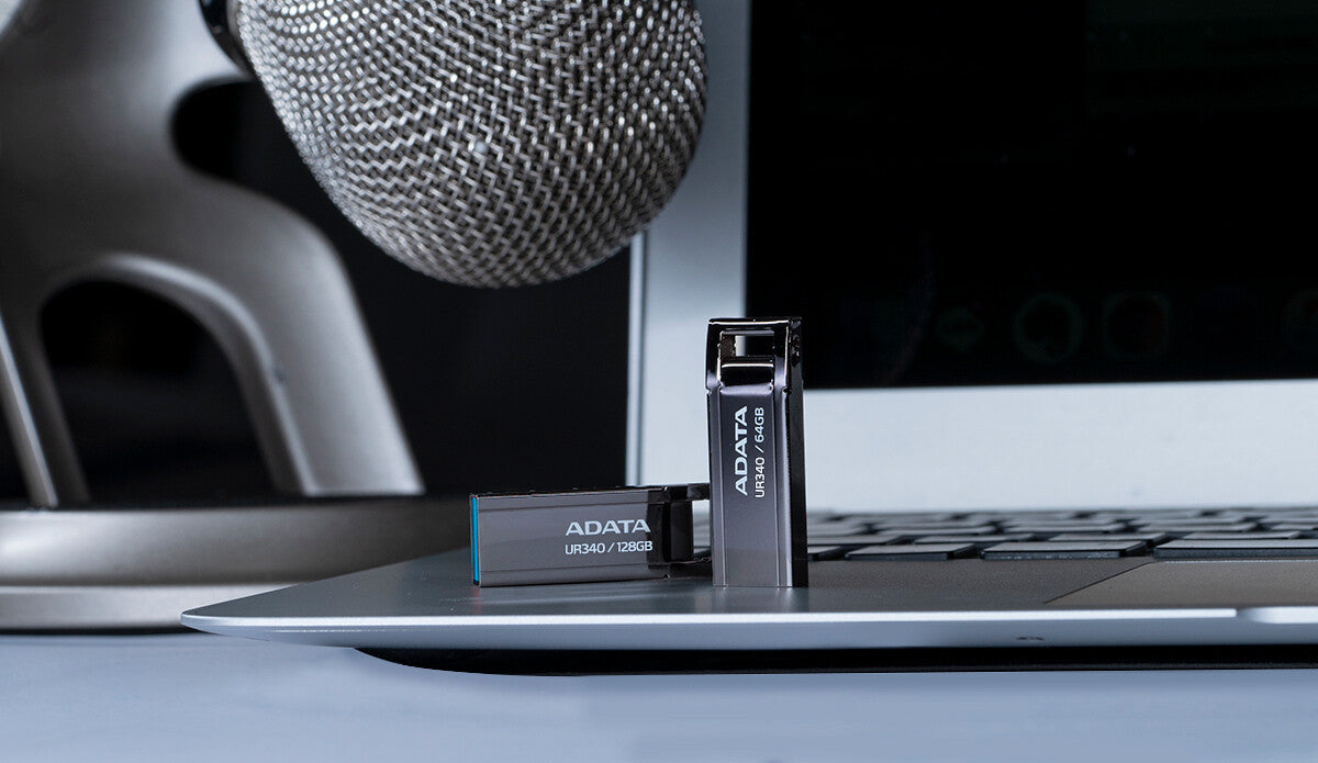 ADATA UR340 USB-nøgle 64 GB USB Type-A 3.2 Gen 2 (3.1 Gen 2) Sort