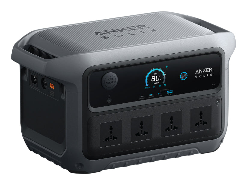 Anker SOLIX C2000 - Gen 2 - transportabel strømstation - 2400 watt - LiFePO4 - 40000 mAh - 2048 Wh
