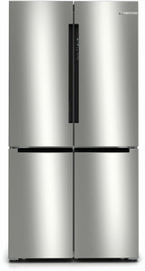 Bosch Serie 4 KFN96VPEA side-by-side køle-fryseskab Fritstående 605 L Rustfrit stål