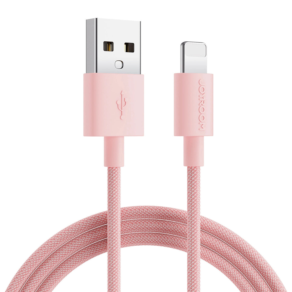 JOYROOM 6941237170415 Lightning kabel 2 m Lyserød