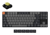 Keychron K1X-A4 tastatur Universel USB + Bluetooth QWERTY Engelsk Grå