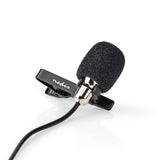 Nedis MICCJ105BK mikrofon Sort, Krom Clip-on mikrofon