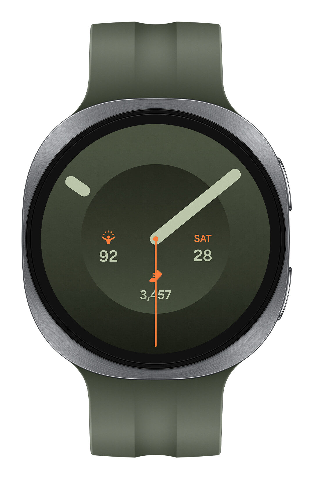 Samsung Galaxy Watch9 3,81 cm (1.5") AMOLED 44 mm Digital 480 x 480 pixel Berøringsskærm Sølv Wi-Fi GPS (satellit)