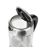 Adler AD 1247 NEW elkedel 1,7 L 2200 W Hasselnød, Rustfrit stål, Transparent