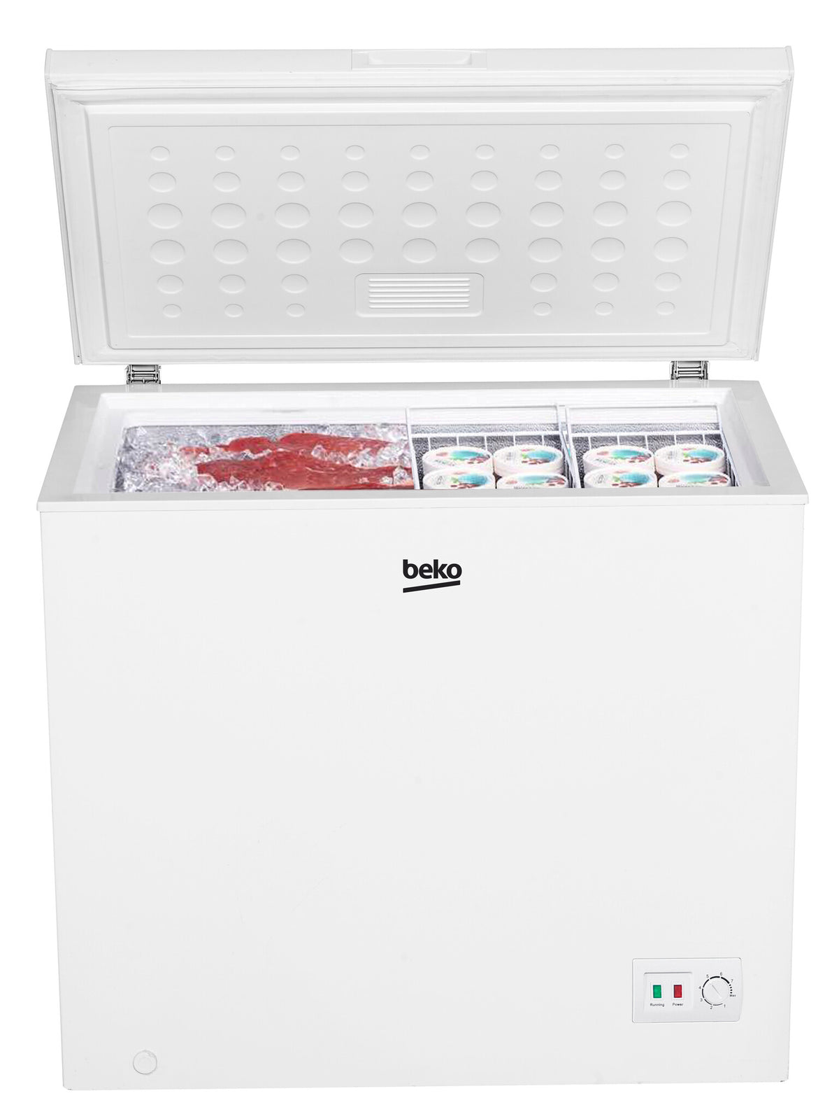 Beko CF200EWN Kummefryser Fritstående 198 L Hvid