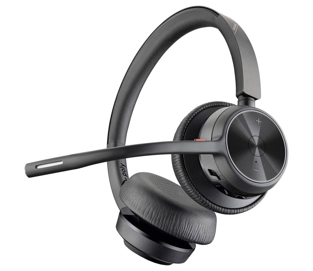 HP Poly Voyager 4320 UC Stereo USB-A-headset +BT700 USB-A-adapter + bordoplader