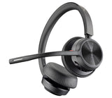 HP Poly Voyager 4320 UC Stereo USB-A-headset +BT700 USB-A-adapter + bordoplader