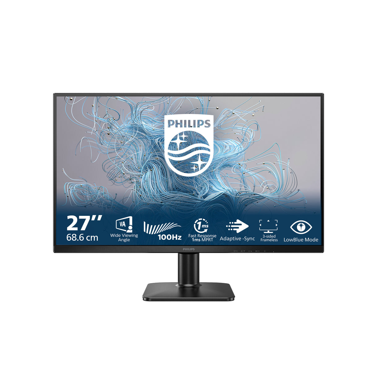 Philips 1000 series 27E2N1100L/00 computerskærm 68,6 cm (27") 1920 x 1080 pixel Fuld HD LCD Sort