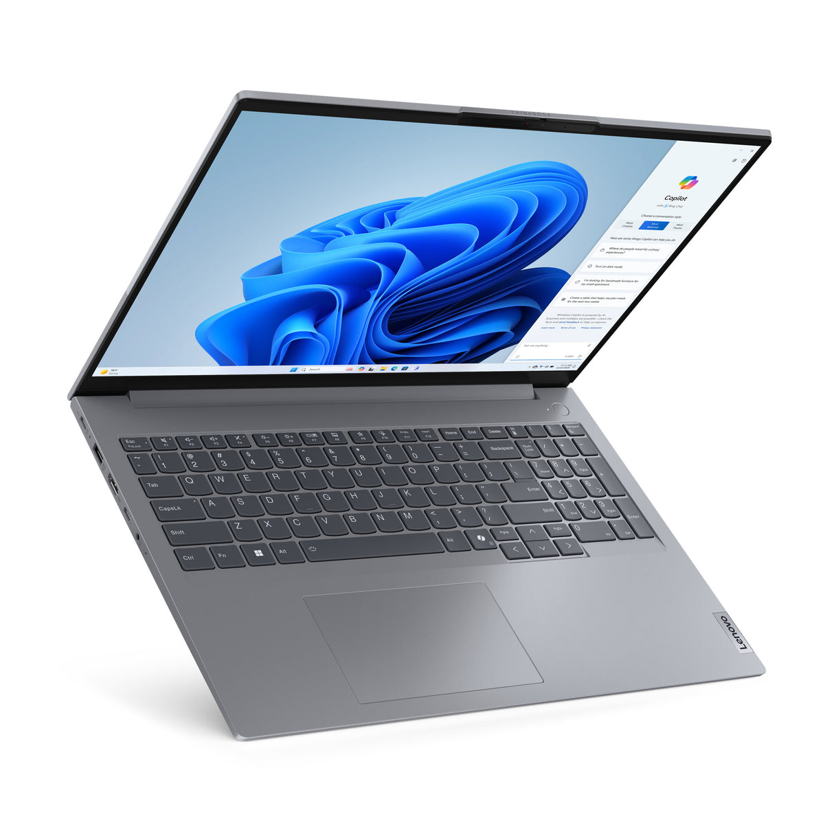 Lenovo ThinkBook 16 G7 ARP AMD Ryzen™ 5 7535HS Laptop 40,6 cm (16") WUXGA 16 GB DDR5-SDRAM 512 GB SSD Wi-Fi 6E (802.11ax) Windows 11 Pro Engelsk Grå